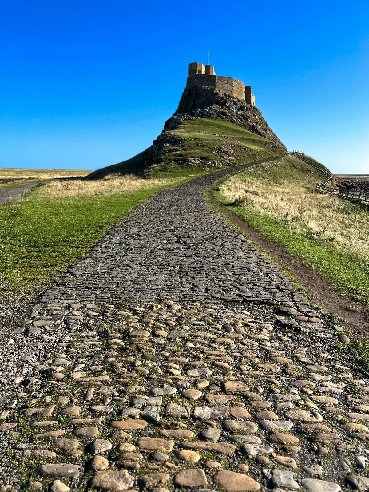 Tidal crossing to Holy Island on St Cuthbert's Way